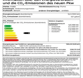 Ford Puma ST-LINE X 92 kW (125 PS)