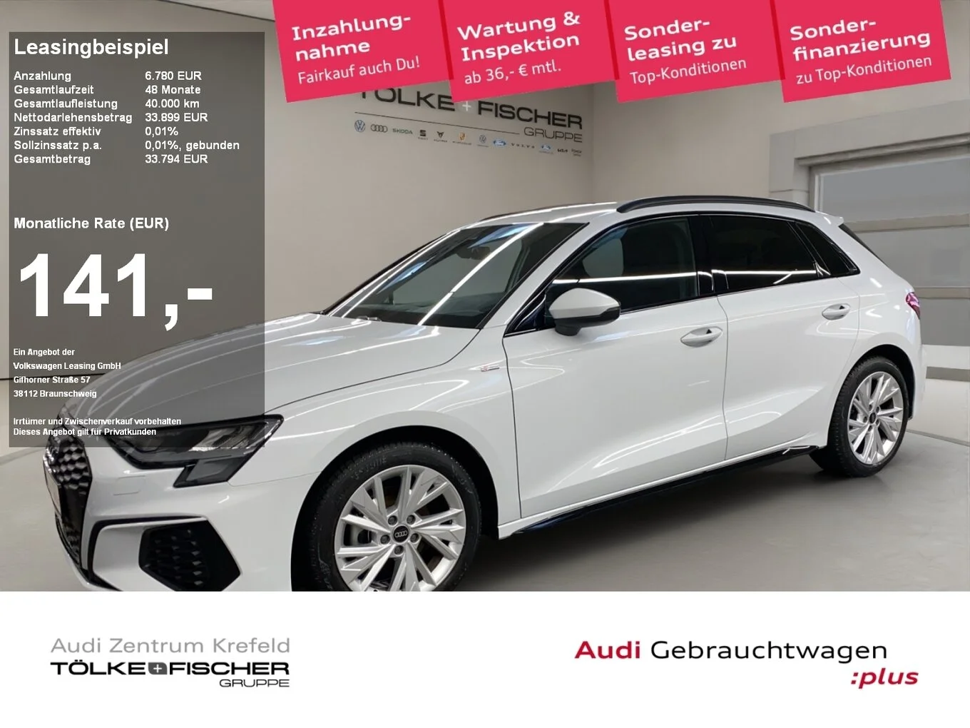 A3 Sportback 30 1.0 TFSI S-Line