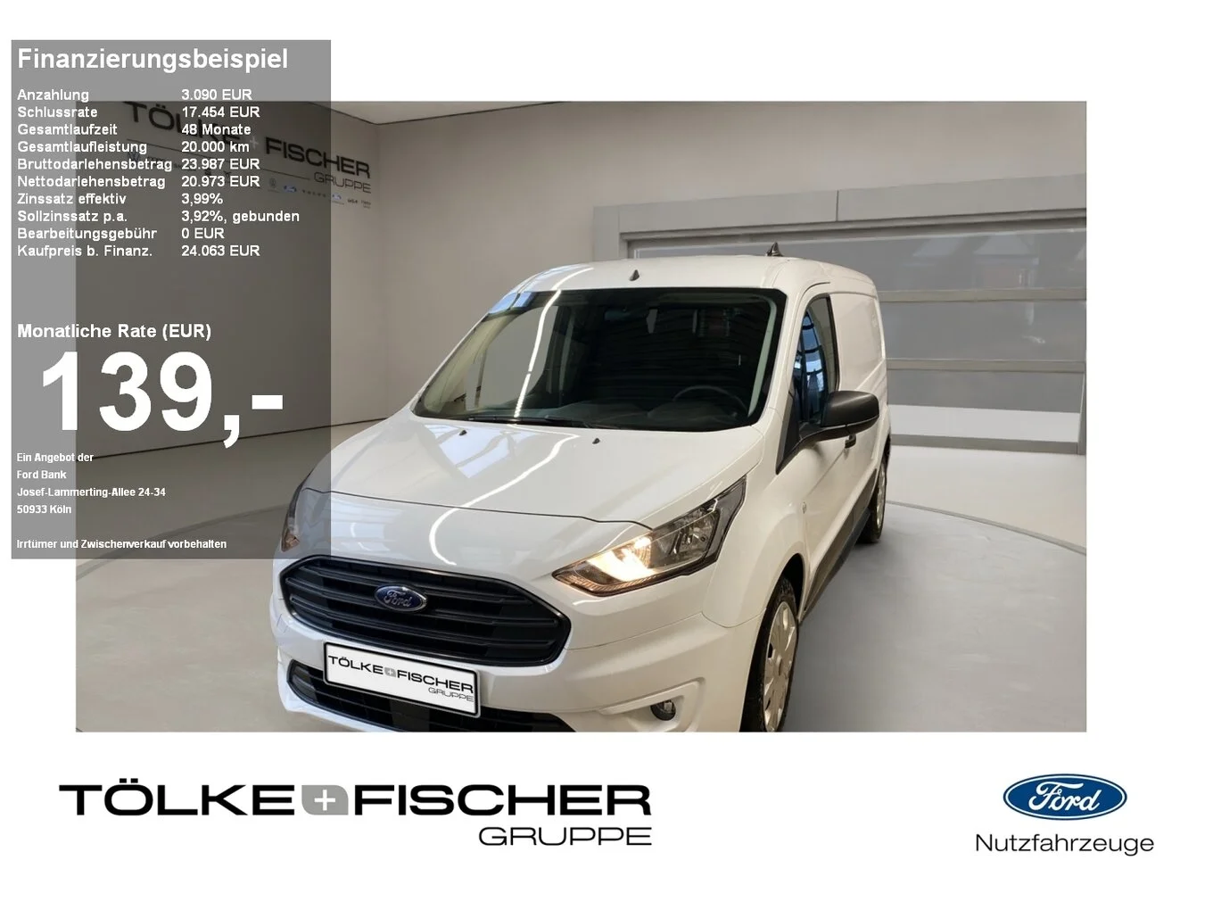 Ford Transit Connect Kasten Trend