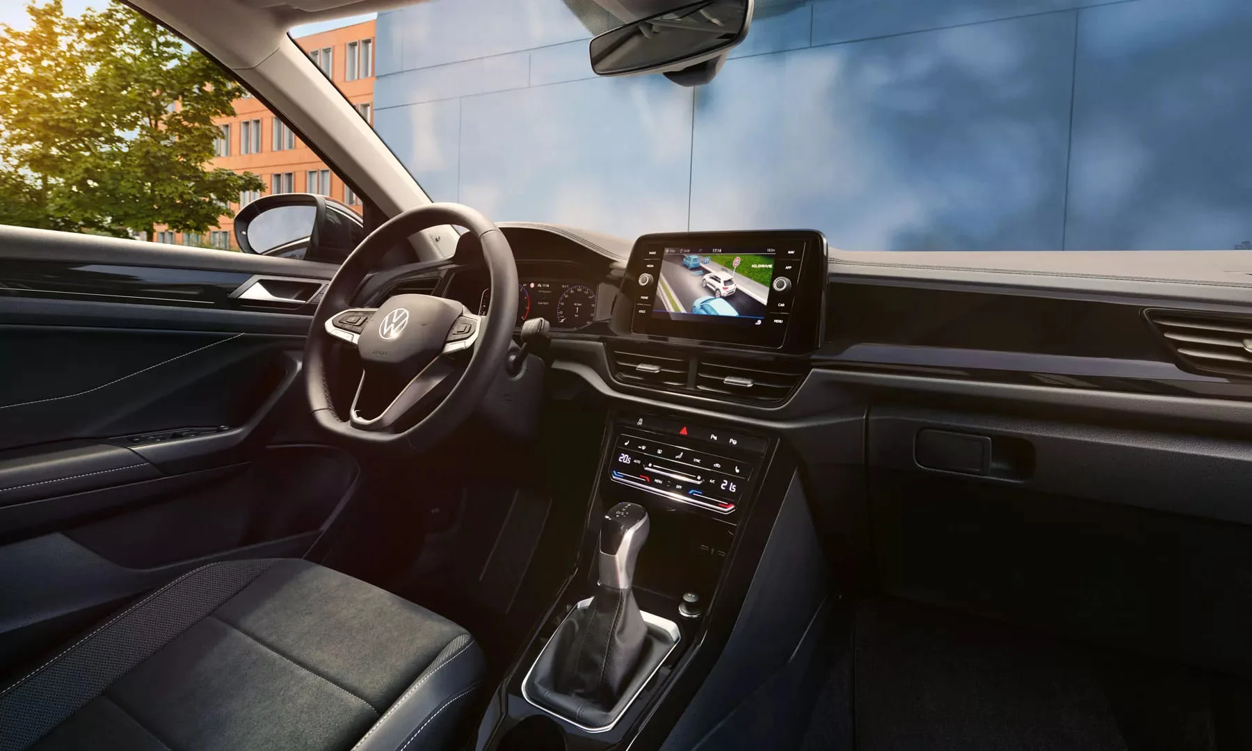 Das Interior des Volkswagen T-Roc.