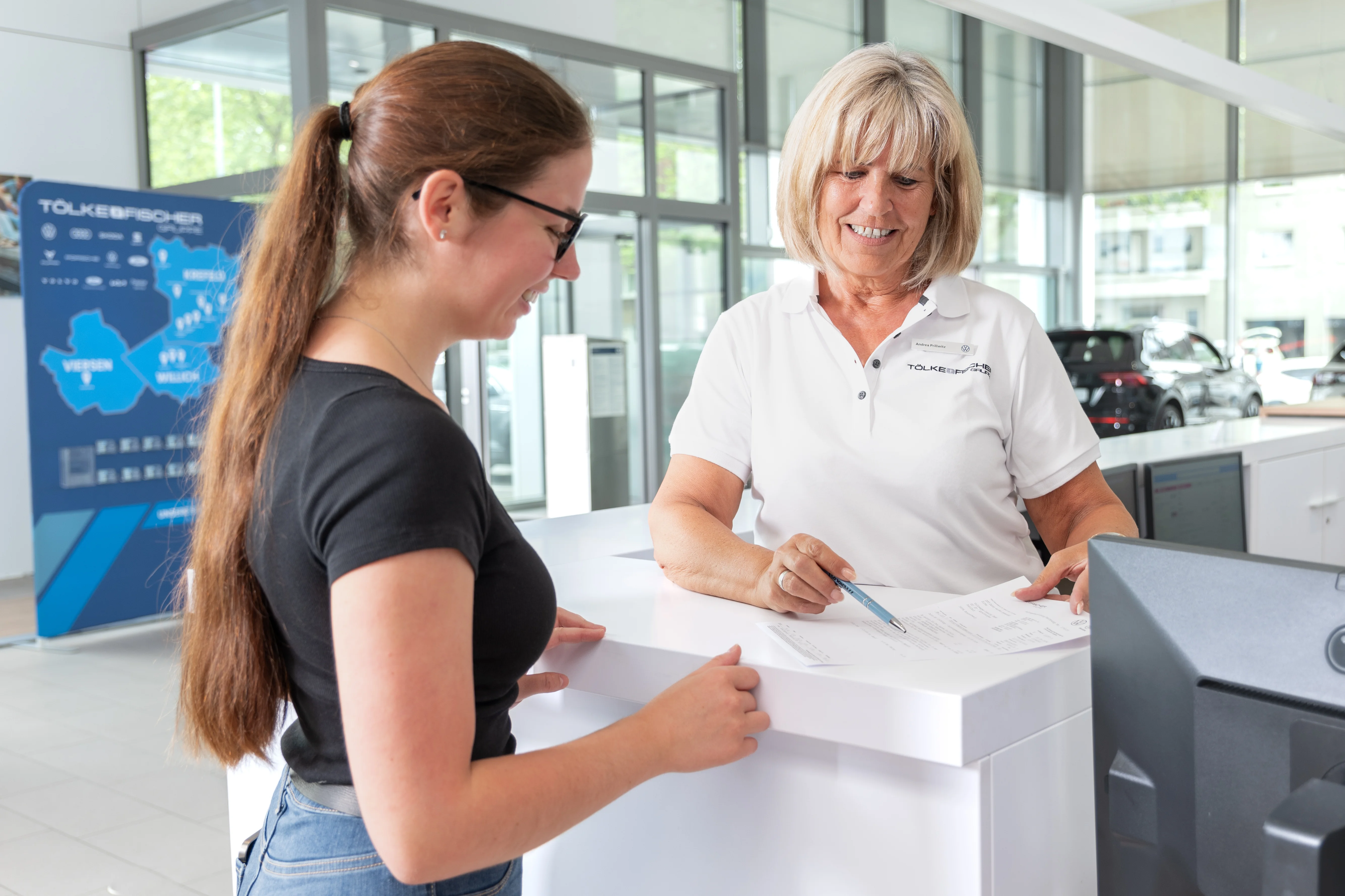 Auto zur Reparatur? Trotzdem mobil dank Ersatzwagen